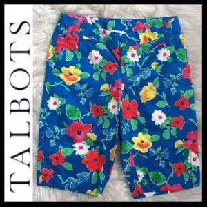 Talbots Kids Floral Bermuda Shorts